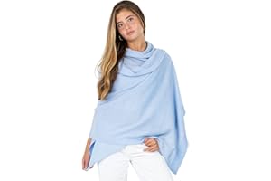 Velanio Cashmere Luxury Knitted Wrap Travel Shawl Scarf, Pashmina Stole, All-Season Scarf for Women Cashmere Wool Blend