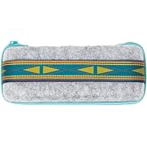 Chums Upcycled Felt Case for Sunglasses &amp; Eyeglasses - Water-Resistant Holder &amp; Scratch Free Lens Protection w/Zipper