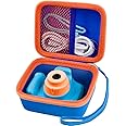 Camera Case for Seckton/for Desuccus/for PROGRACE/for GKTZ/for Dylanto/for Rindol/for One'sMore/for HANGRUI Kids Digital Camera, Kid Camcorder Storage Box for Cable Accessory-Bag Only, Deep Blue