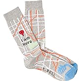 K BELL Men's Funny Crew Socks