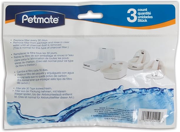 petmate water fountain filters