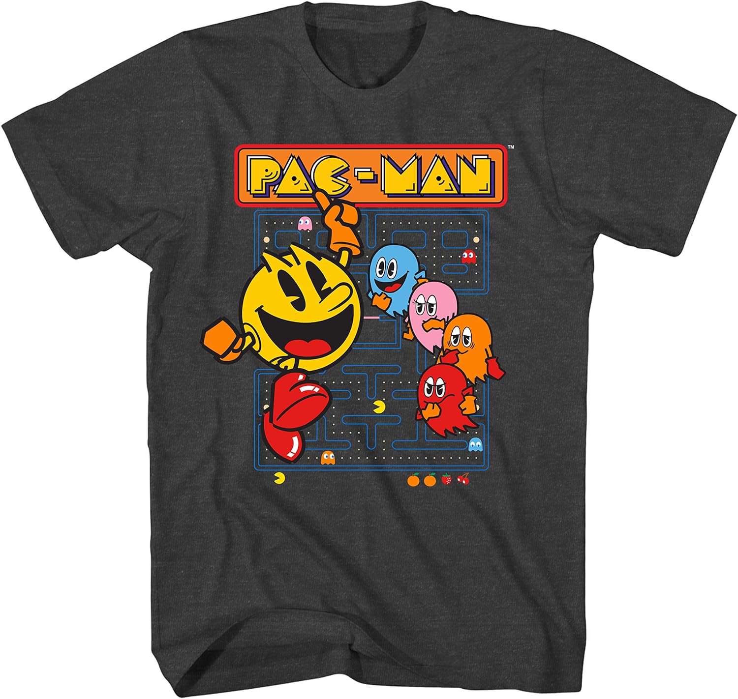 Pac-Man Official Pacman Video Game Shirt - Namco Atari Official T-Shirt