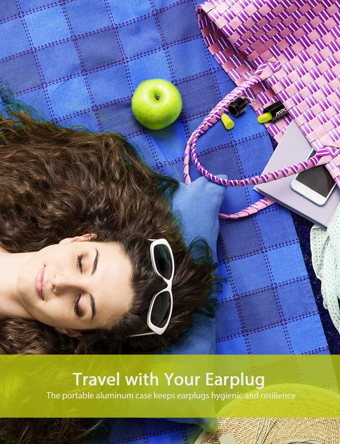 Mpow 055A Ear Plugs 60 Pairs, Super Soft Foam Ear Plugs 34dB SNR, Noise Reduction Hearing Protector, with Aluminum Carry Case, for Sleeping, Woodworking, Shooting, Travel, Loud Events-Green: Home Improvement