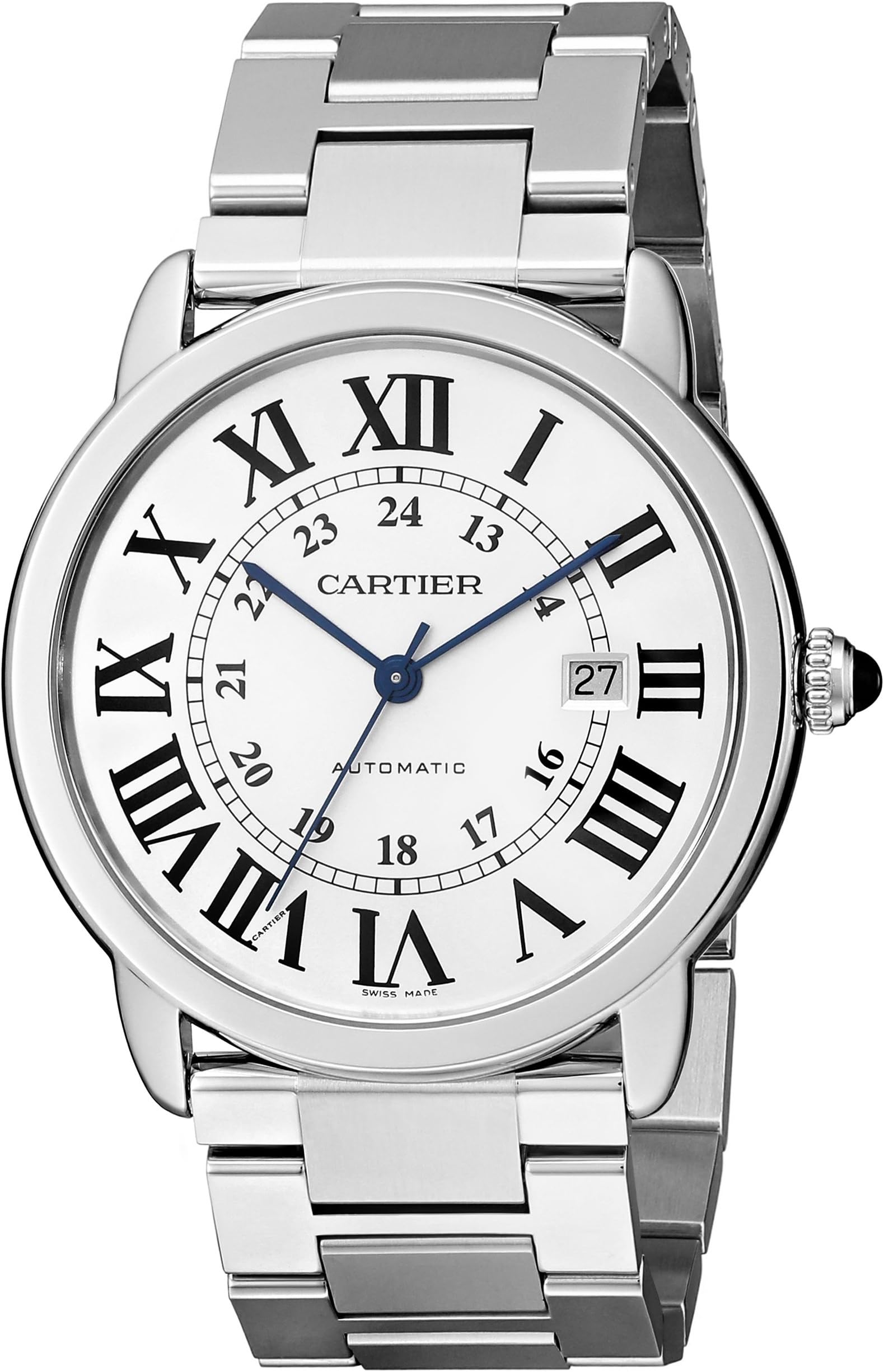 Cartier Ronde Solo – Watch (Men’s Watch, Stainless Steel, Stainless Steel, Stainless Steel, Stainless Steel, Stainless Steel