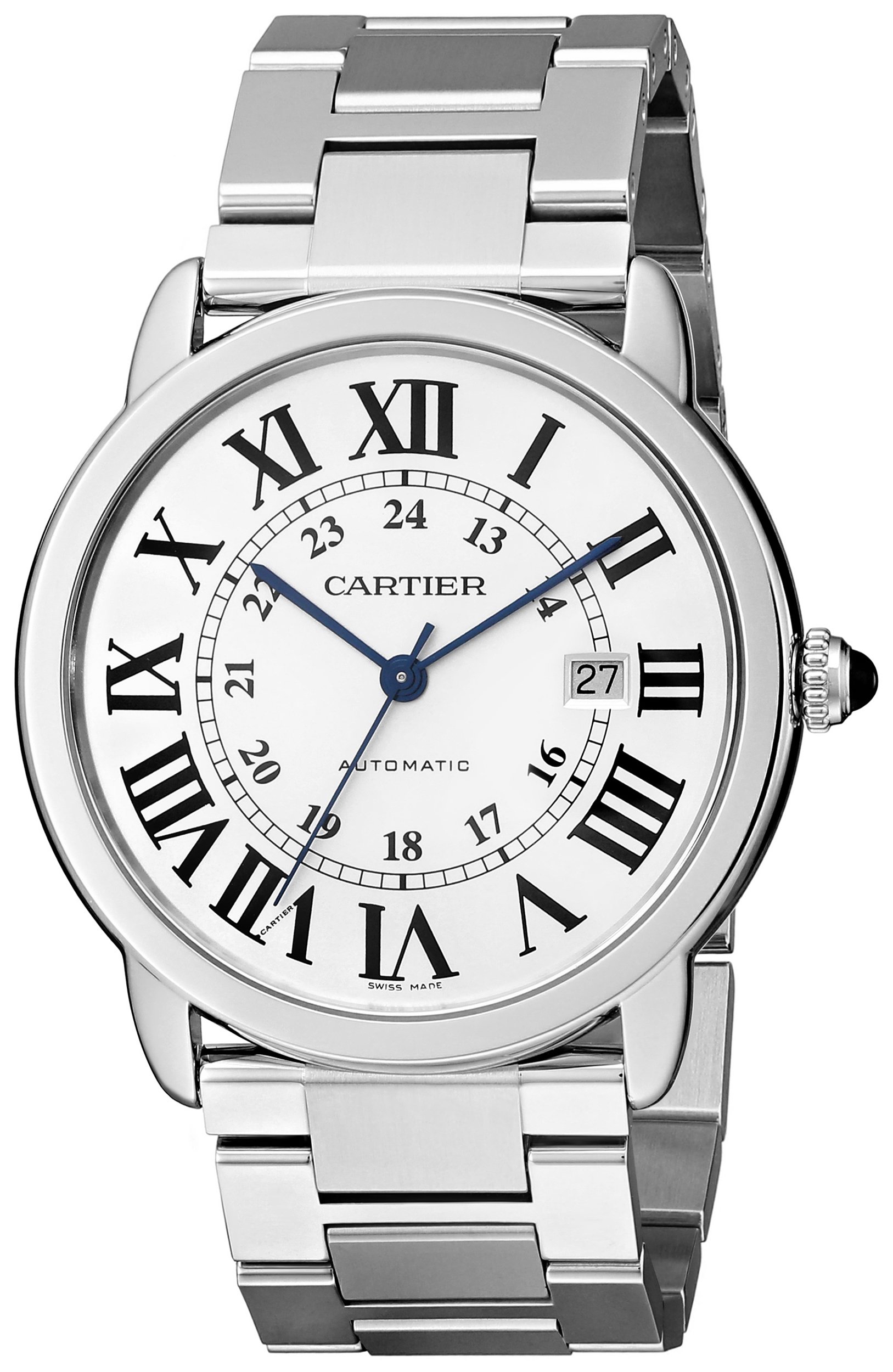 Cartier Ronde Solo – Watch (Men’s Watch, Stainless Steel, Stainless Steel, Stainless Steel, Stainless Steel, Stainless Steel