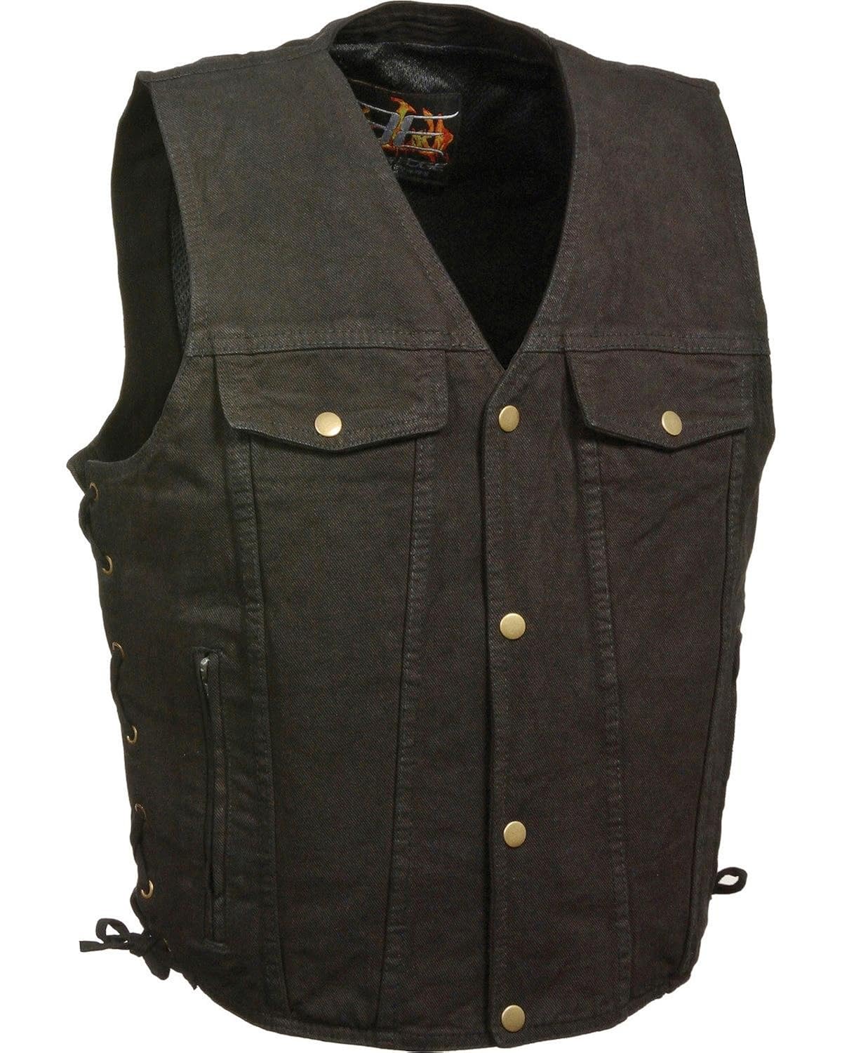 milwaukee denim vest for men