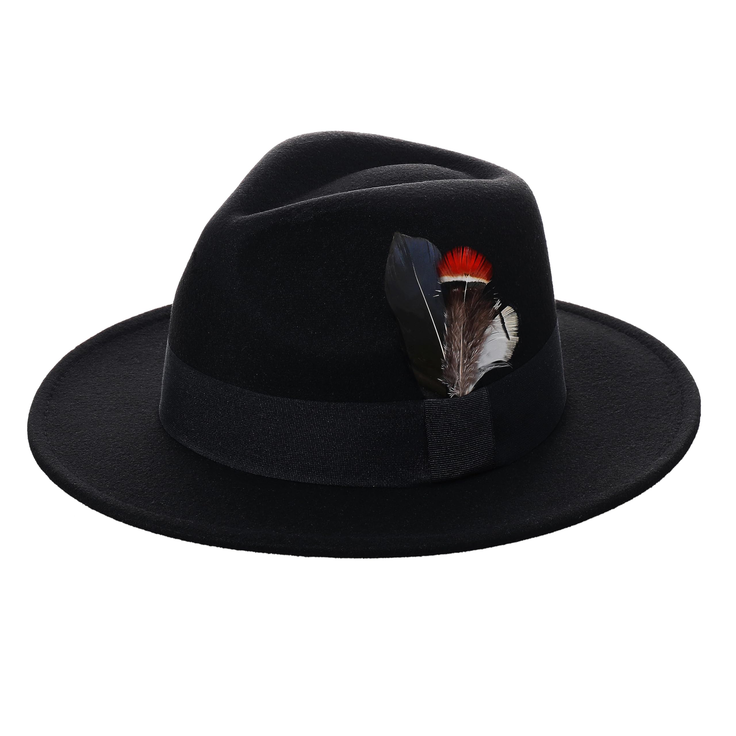 Photo 1 of **BENT** BABEYOND Fedora Hats Cap for Men Women Wide Brim Hat 1920s Gatsby Panama Costume Accessories