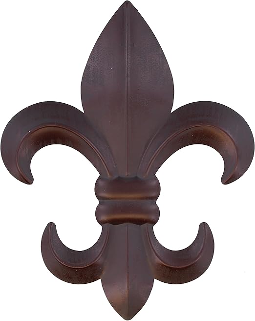 Amazon Com 10 Metal Fleur De Lis Wall Plaque Art With Hanger