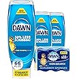 Dawn Dish Soap Squeeze Bottle, EZ-Squeeze Dawn Dishwashing Liquid, Dawn Dish Soap Liquid, Dish Washing Liquid + Non-Scratch Sponges for Dishes, Original, Includes 3x22oz Bottles + 2 Sponges