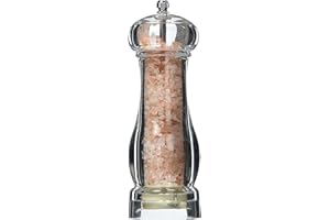 ALOHA BAY Himalayan Salt Table and Cooking Salt Mill with Ceramic Grinder
