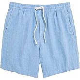 Vineyard Vines Mens 7 Inch Surfside Pull-on Linen Short
