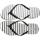 Old Navy Women Beach Summer Casual Flip Flop Sandals, O.n Black Stripe, 6