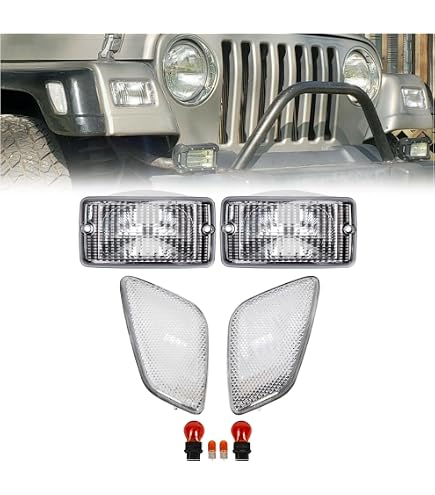 thumbnail image 2 of OEM MOPAR Right Side Corner Marker Light For 97-06 Jeep Wrangler – New 55155628AC 2 of 6