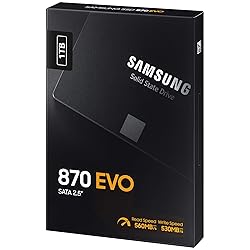 SAMSUNG 870 Evo 1TB 2.5in SATA III Internal Solid