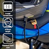 Oxford Combi Zip Lock Multi-use Cycle Security Cable Bike Lock Black view 6
