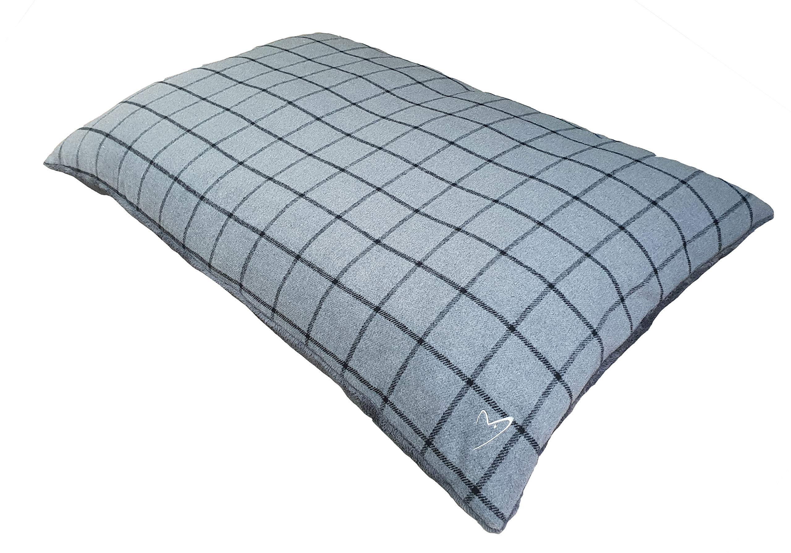Gorpets Camden Comfy Cushion Cover Medium (61x86 cm) Grey Check