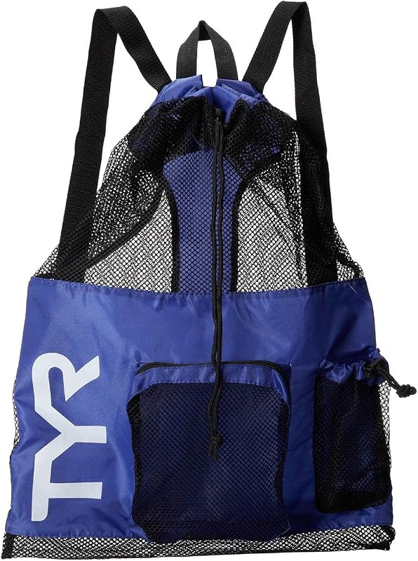 Big Mesh Mummy Sacca a Rete per Piscina, Blu Royal, taglia unica