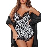 Avidlove Satin Pajamas Set Womens Lace Sleepwear Sexy Lingerie Cami Shorts Set S-XXL