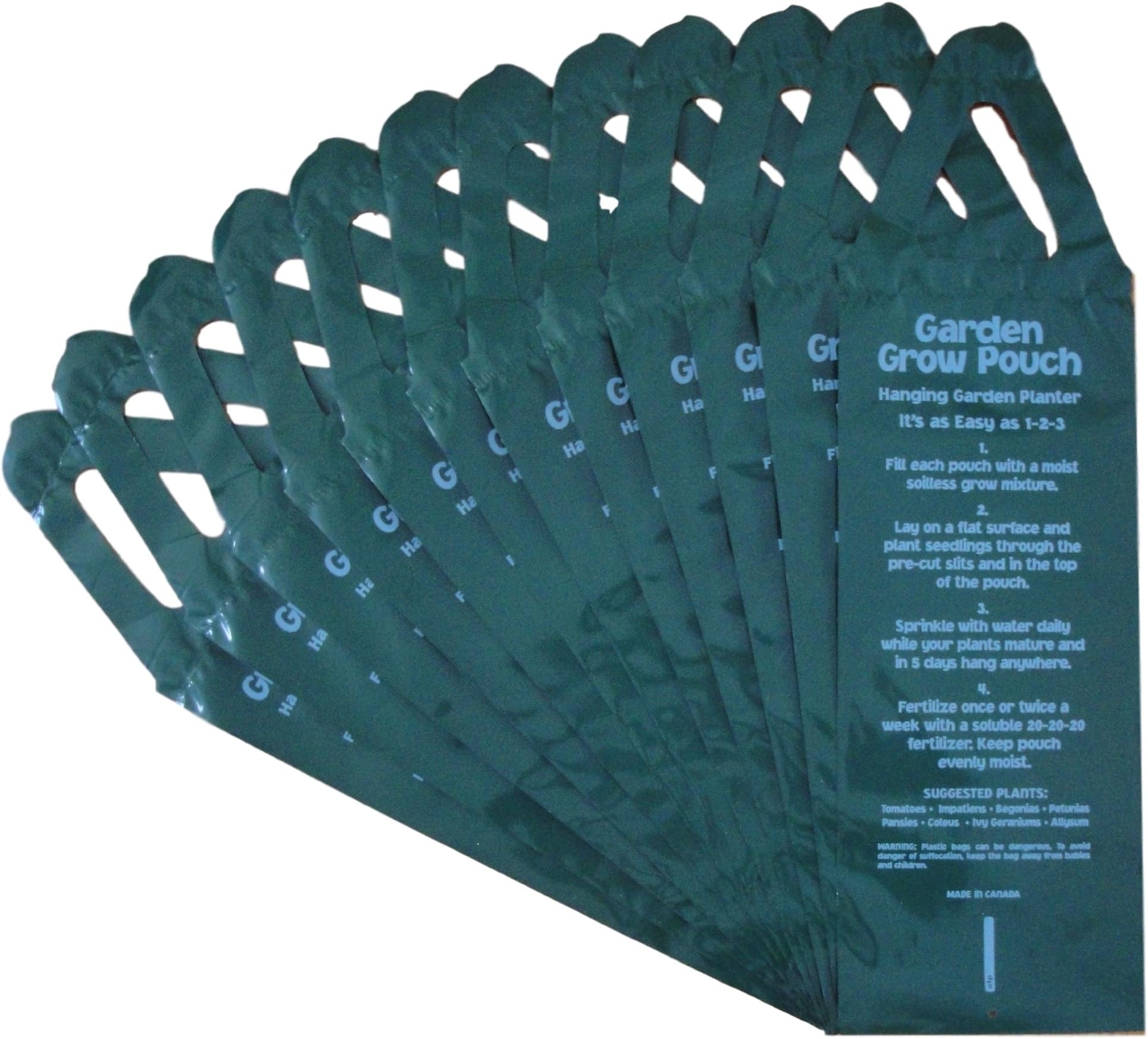 Donald Hanson Gardener's Flower Pouch (12 Pack) Plus 2 Free Mini Pouches
