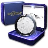 2026 1 oz South African Silver Krugerrand with LED-Lit Box 1R Seller BU | Brilliant Uncirculated (in capsule) with SetShield LED Lit Presentation Box and Certificate of Authenticity