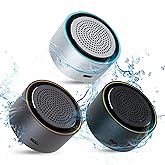 MagBeat Bluetooth Speaker with Magnetic Wireless Charger(Titanium+Midnight+Graphite), Portable Stereo Sync TWS, Booming Bass, 10Hour Playtime, IPX7 Waterproof, Aluminum Unibody Design for Anywhere Use