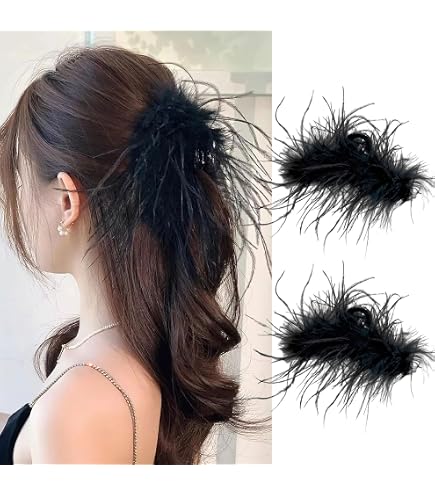 Amazon.com : surell Mink Fur Bow Tie Clip - Unique Mink Fur  display picture 2
