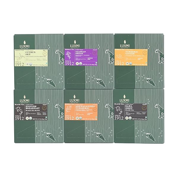 LUXMI ESTATES ALL DAY WELLNESS ASSORTMENT GIFT PACK. PACK OF 6. VALENTINE GIFT | GIFT FOR HIM | GIFT FOR HER | COUPLE GIFT