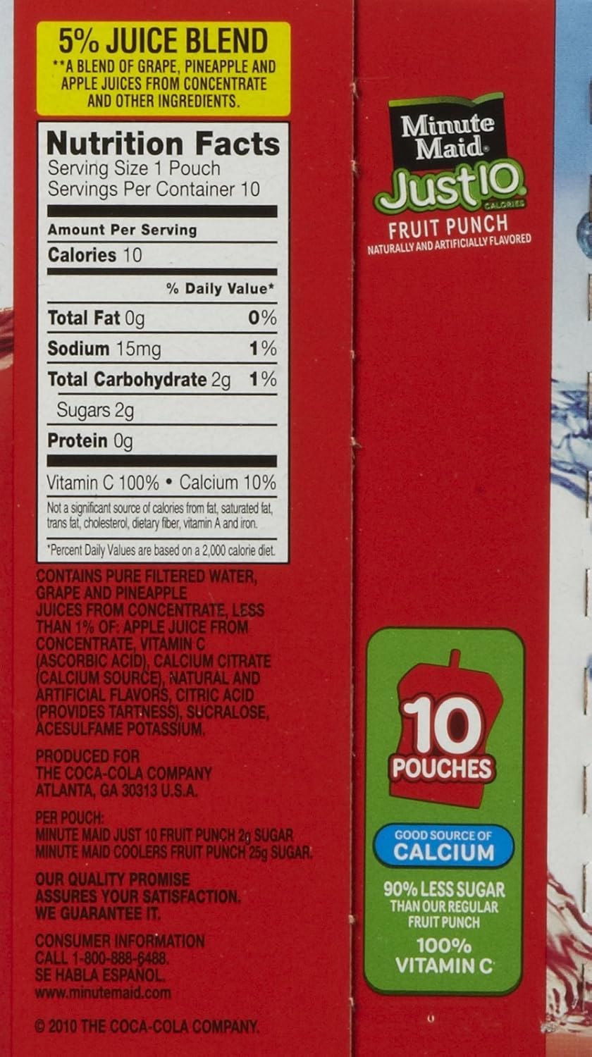 minute maid fruit punch ingredients