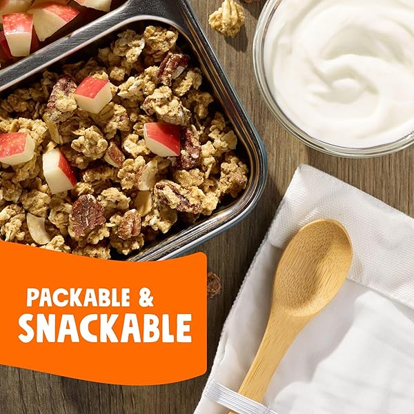 BEAR NAKED SALTED CARAMEL CRUNCH GRANOLA CEREAL, GOOD SOURCE OF FIBER, WHOLE GRAIN, 11 OZ