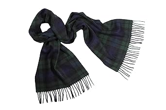 Pure Cashmere Tartan Scarf