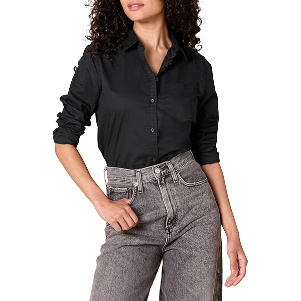 Amazon.com: Lilla P Women's Relaxed Long Sleeve Button Down, Shell