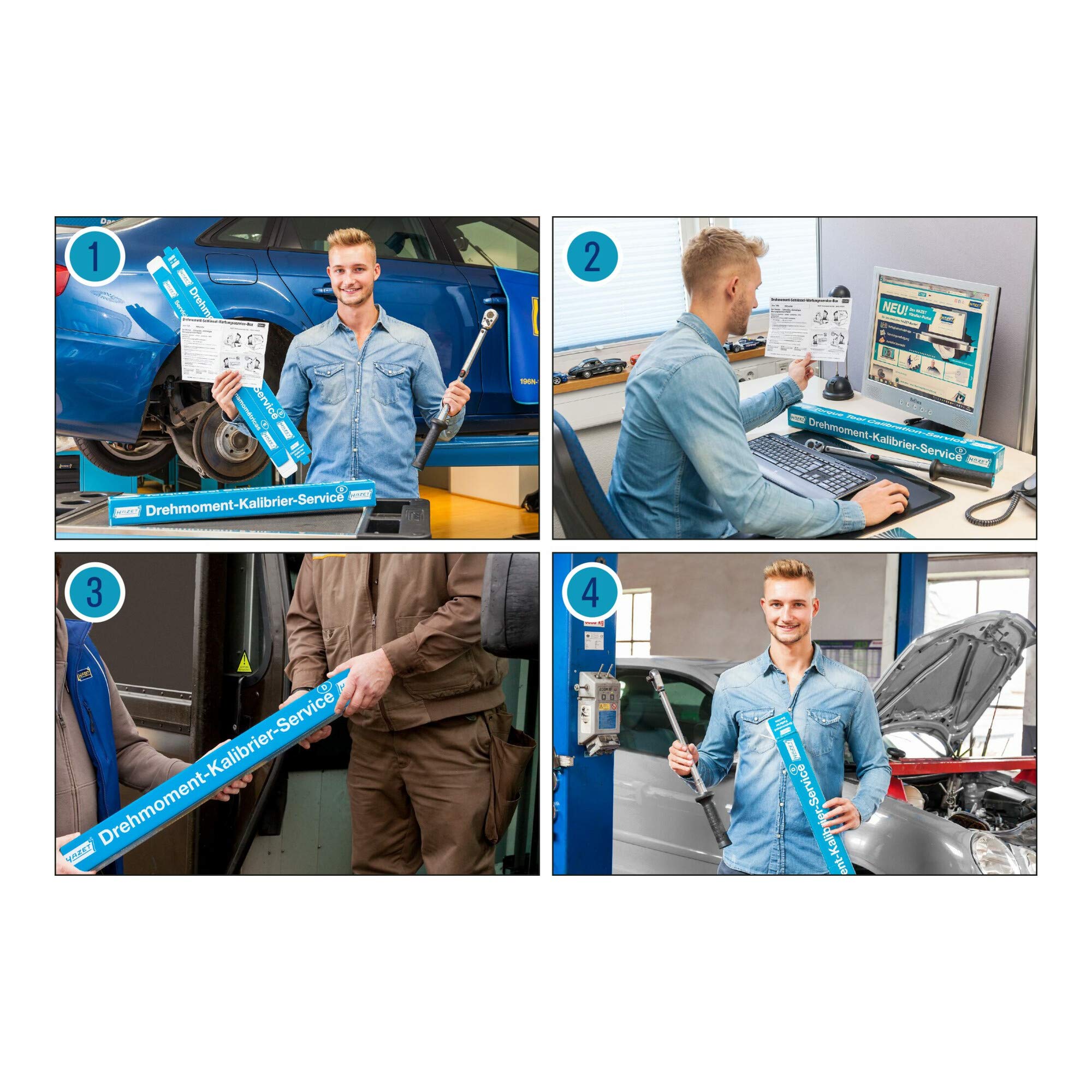 HAZET SP-20 Torque Wrench Service Box - Multi-Colour