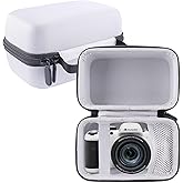 WERJIA Hard Carrying Case for KODAK PIXPRO AZ401/AZ405/AZ425/AZ255 Digital Camera,Fits USB Cable and Extra Batteries (grey)