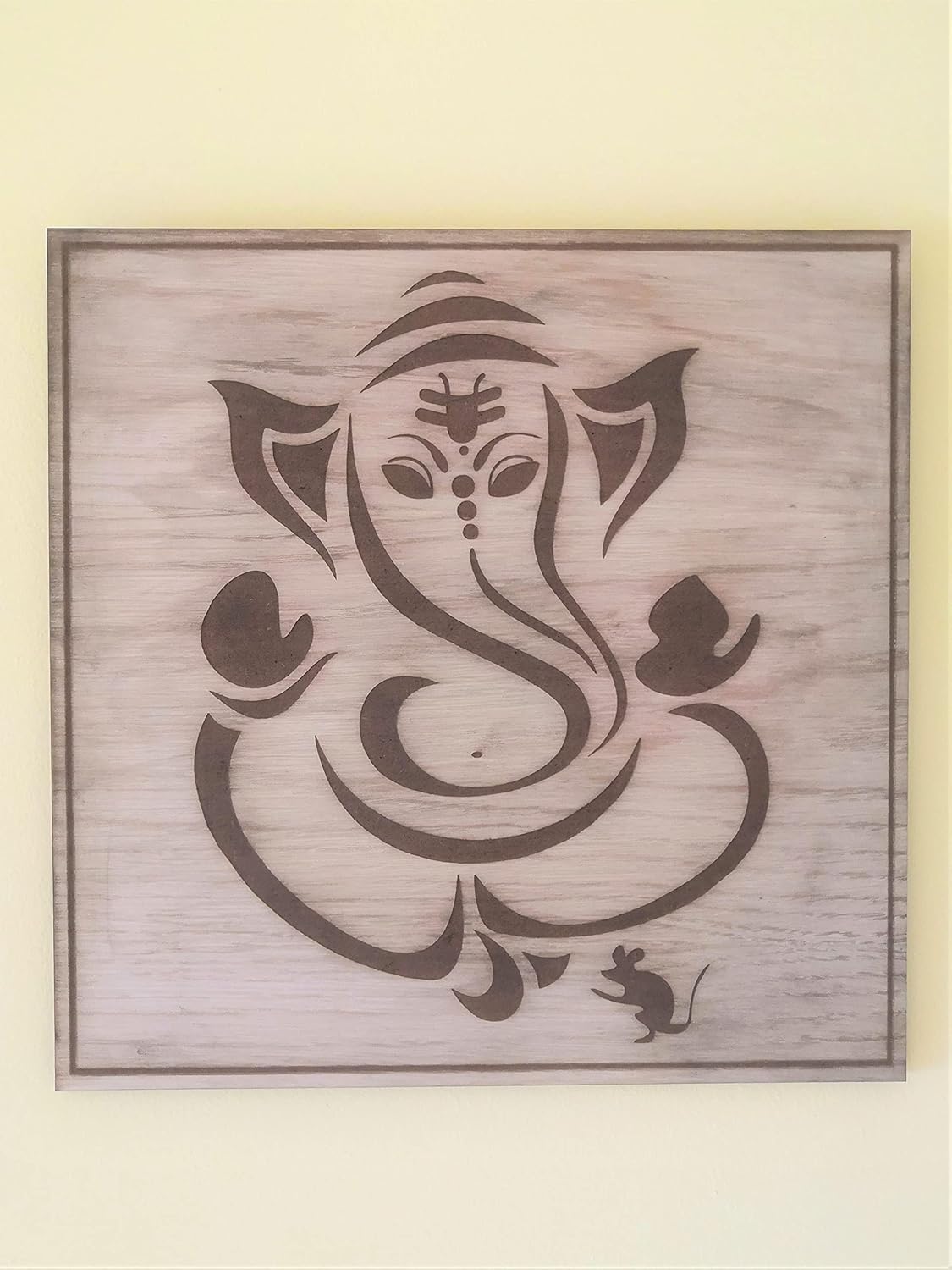 Carved/Engraved Ganesh Wall Hanging/Wall Art (Engraved) Amazon.co.uk
