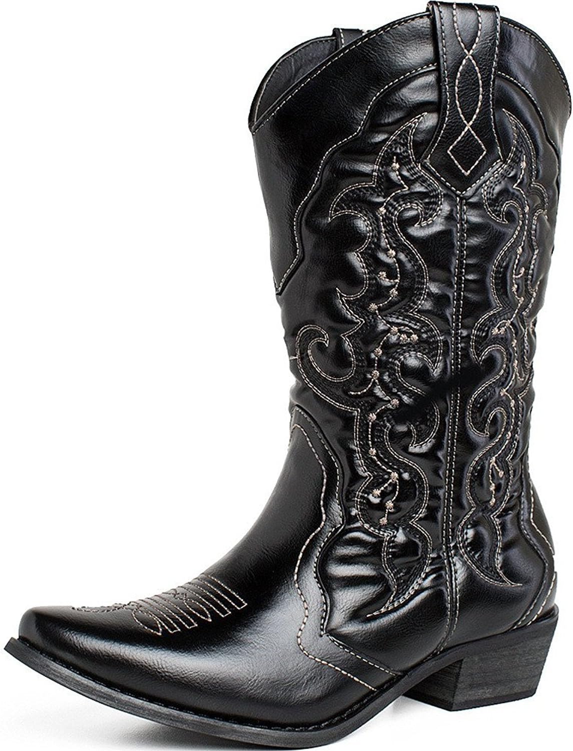 SheSole Womens Winter Western Cowgirl Cowboy Boots