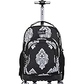 Tilami Rolling Backpack 18 inch Boys and Girls Laptop Backpack