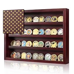 TJWZXX Challenge Coin Holder Display Case Wall