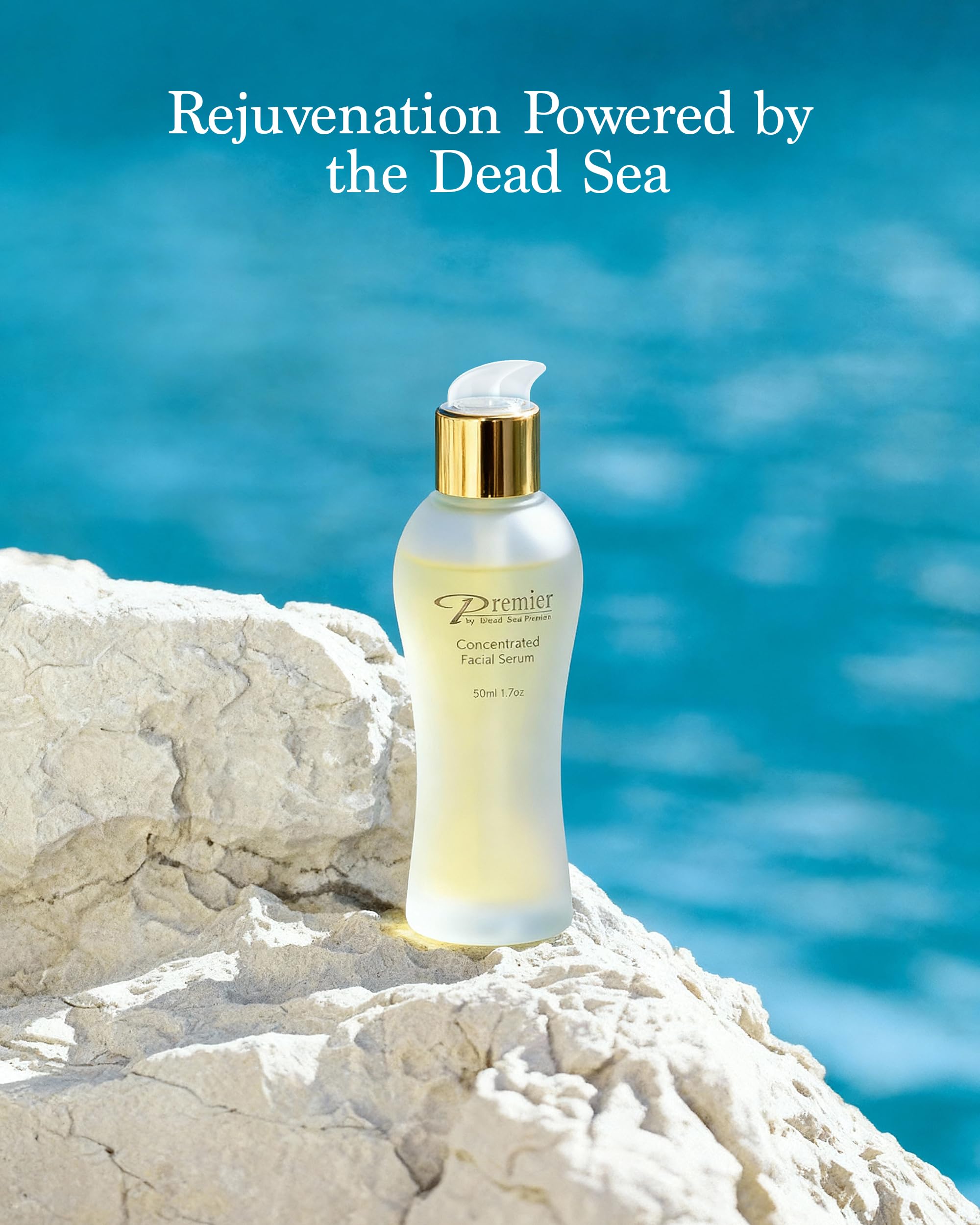 Premier Dead Sea Vitamin C Serum for Face with Vitamin E Oil, Retinol, Hydrating Face Serum for Women, Anti-Aging Skincare Dark Spot Brightening with Dead Sea Minerals, Classic Collection 1.7 Fl Oz