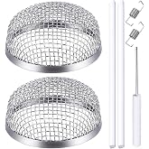 TOODOO 2 Pack RV Insect Screen for Furnace Water Heater Vent, 2.8 in, Stainless Steel
