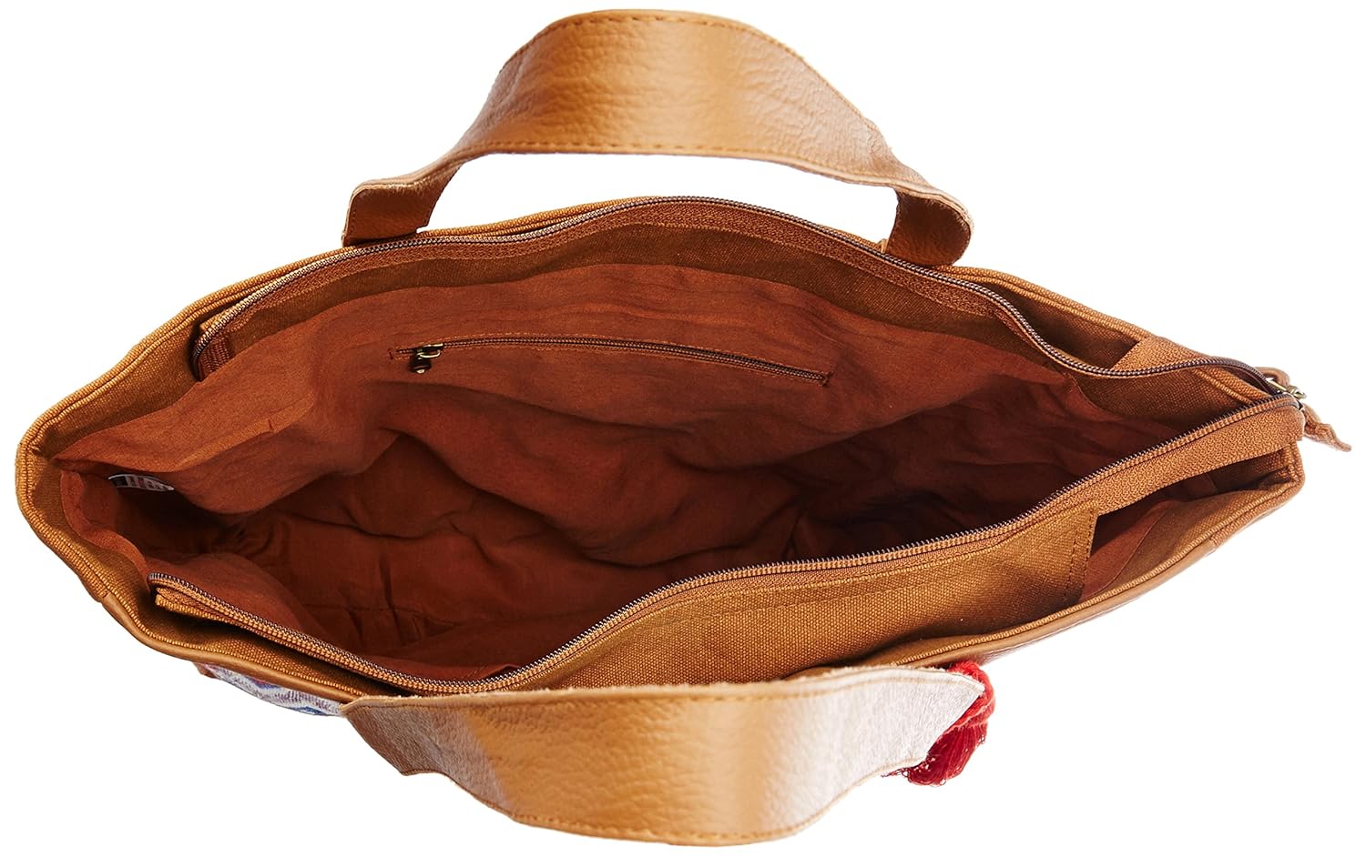 kanvas katha women's tote bag (tan) ()