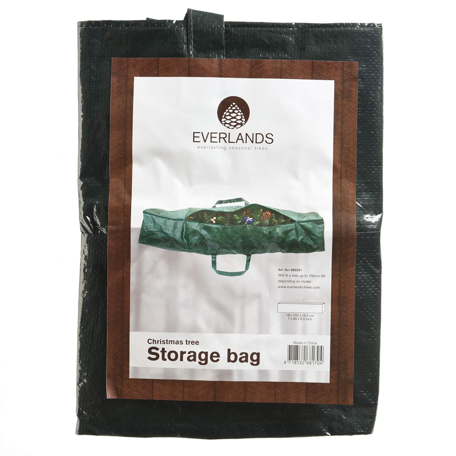Christmas Tree Storage Bag will fit tree up to 150cm / 5ft Amazon.co