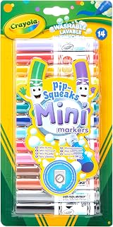 CRAYOLA Pip-Squeaks Mini Washable Felt Tip Colouring Pens 14 Assorted Colours view 3