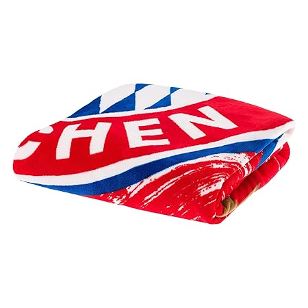 Kuschelfleecedecke Logo FC Bayern MÜNCHEN Munich - Decke, Fleecedecke, Sofadecke, Kuscheldecke, Fleece Cozy Blanket, Manta de