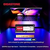 Gigastone 32GB Kit 4x8GB DDR4 3200MHz SODIMM Laptop RAM PC4-25600 CL22 1.2V view 2