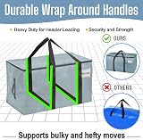VENO 4 Pack Extra Large Moving Bags with Zippers & Handles view 3