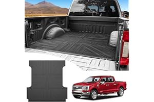 JTYZSM Truck Bed Mat Compatible with 2015-2024 Ford F150 5.5FT CrewCab Short Bed Liner All Weather Protection TPE Rear Trunk Bed Liner Cargo Mat for 15-24 Ford F-150 Pickup Accessories