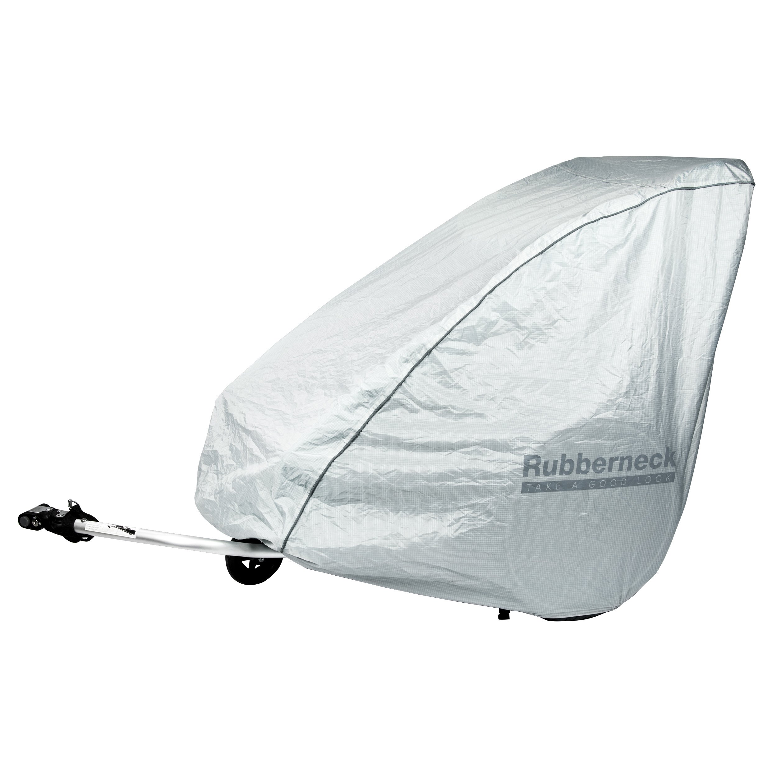 Rubberneck Bicycle Trailer Cover, 100% Waterproof, Reflective Material, for all Variants, Grey