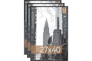 MCS Trendsetter Poster Frame (3 Pack), 27 X 40-Inch, Black