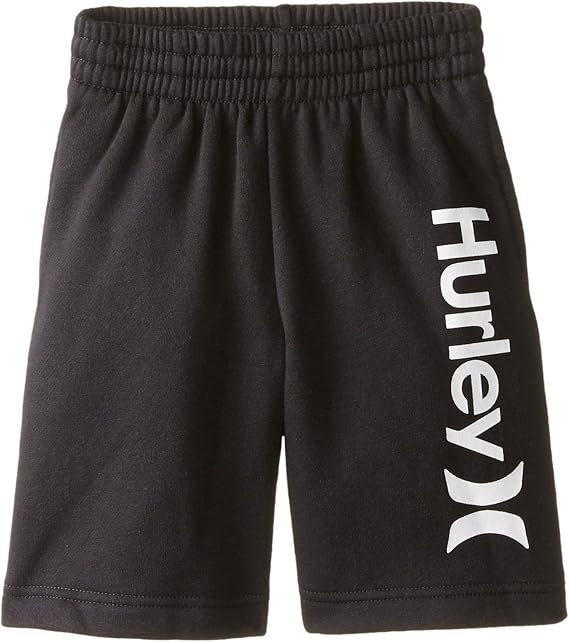 Hurley Boys' Little Fleece Short with ScreenPrint Logo