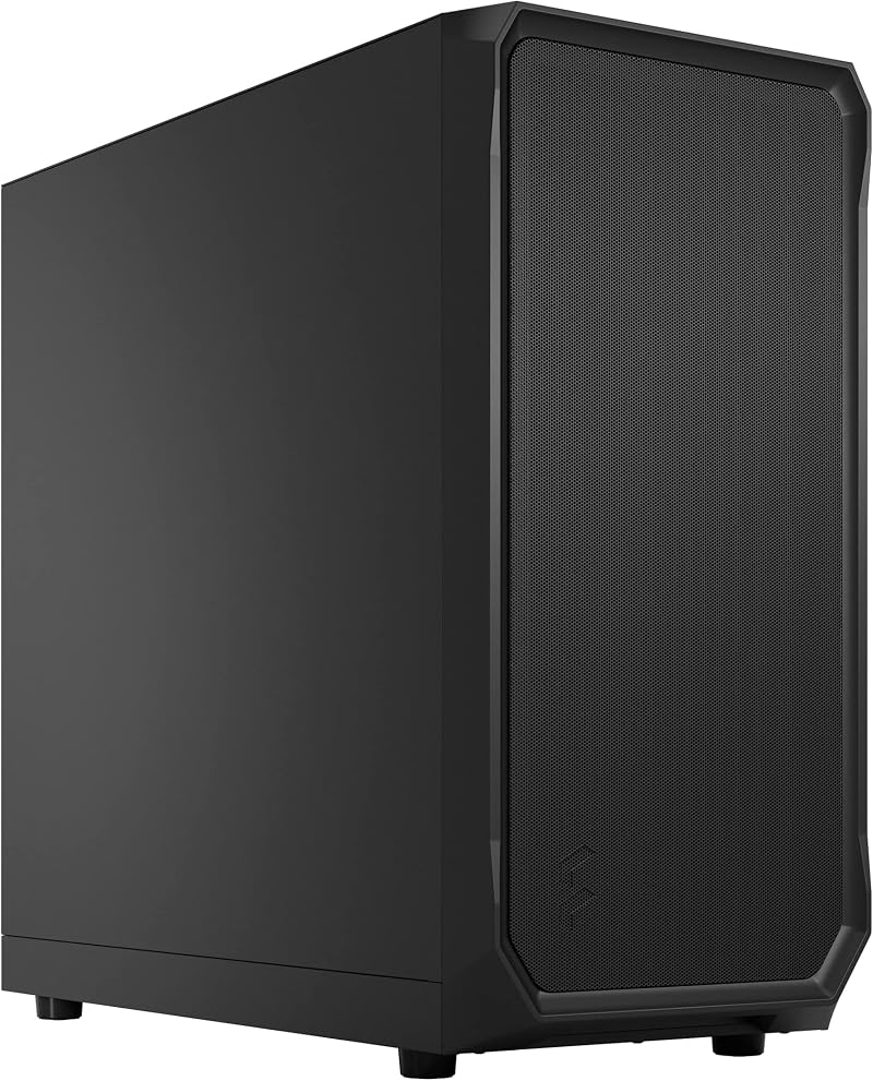 Fractal Design Focus 2 Black Solid Mesh Front ATX Gaming Case with Two 140mm